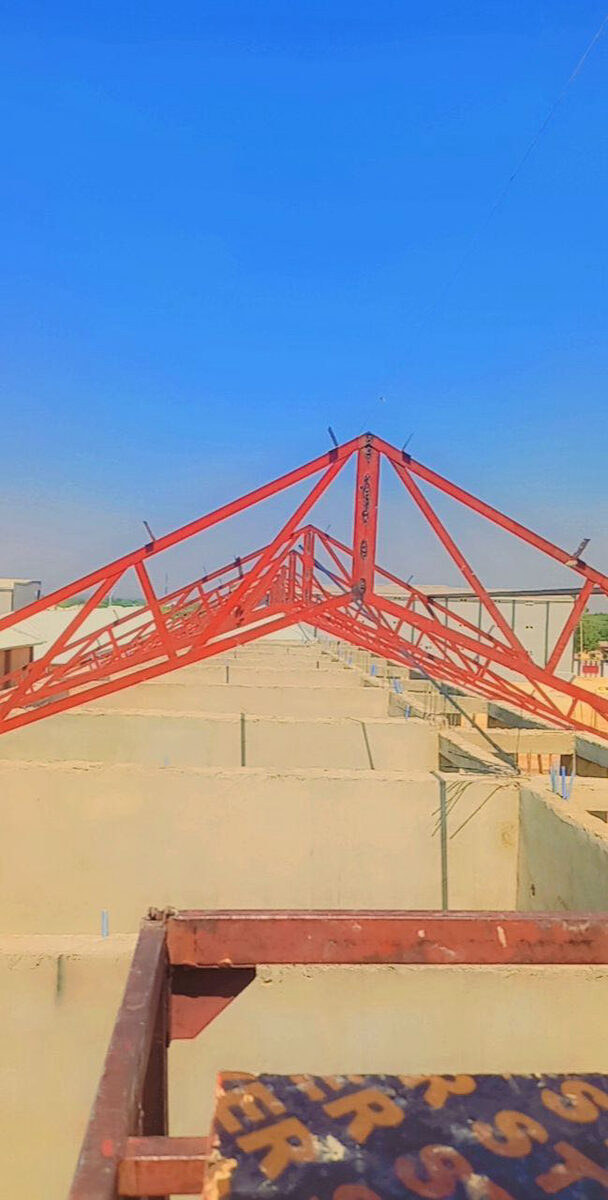 Roof truss installation